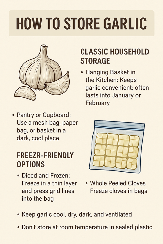 How to Store Garlic at Home – Keep Your Bulbs Fresh Until the Next Crop